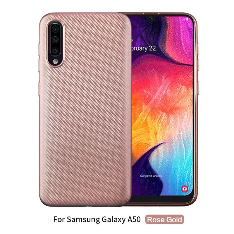 Skal För Samsung Galaxy A50 Kolfiberbeläggning