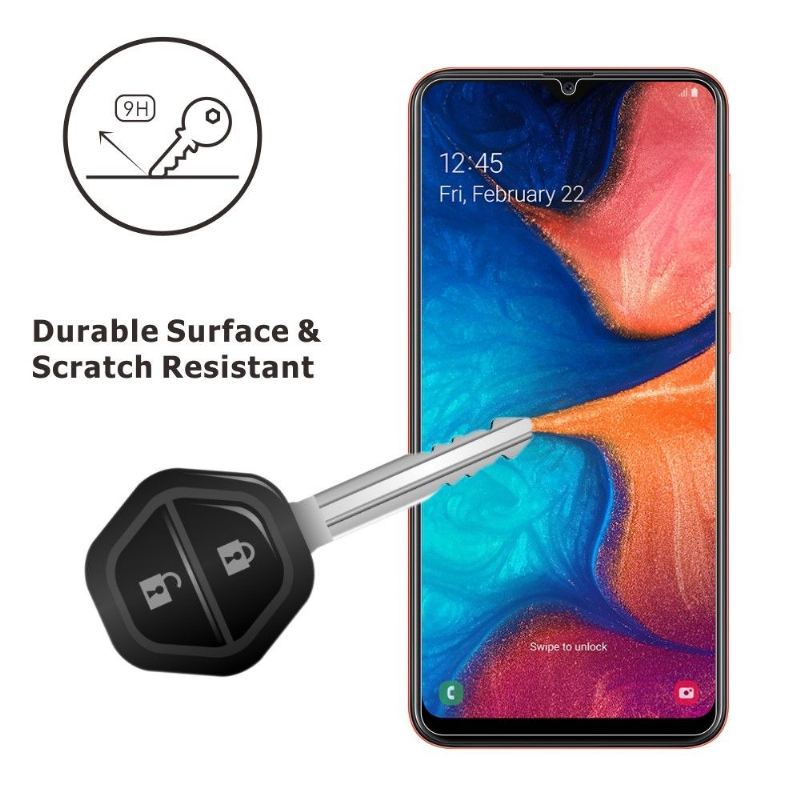 Samsung Galaxy A20E - Härdat Glasfilm 2-Pack