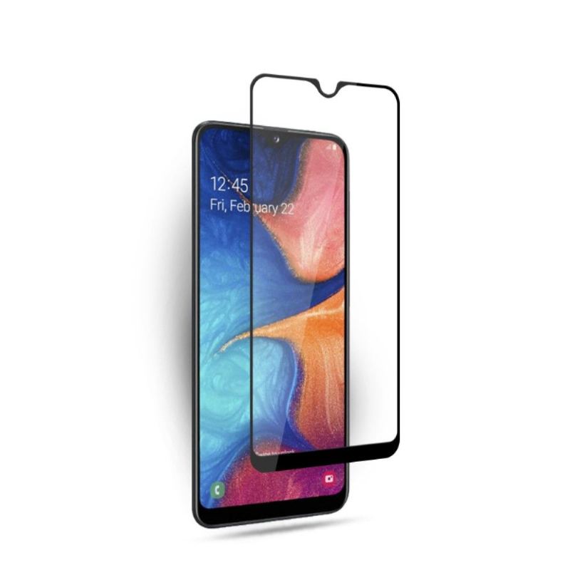 Samsung Galaxy A20E - Skärmskydd I Härdat Glas I Full Storlek - Svart