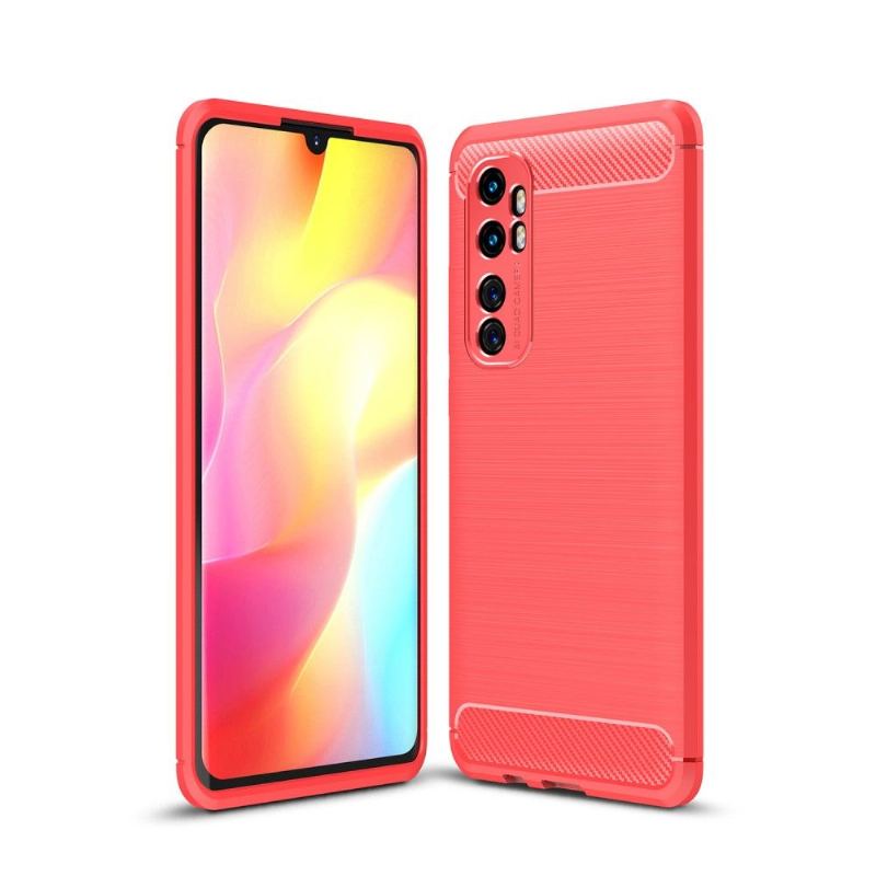 Skal För Xiaomi Mi Note 10 Lite Hemming Borstad Effekt