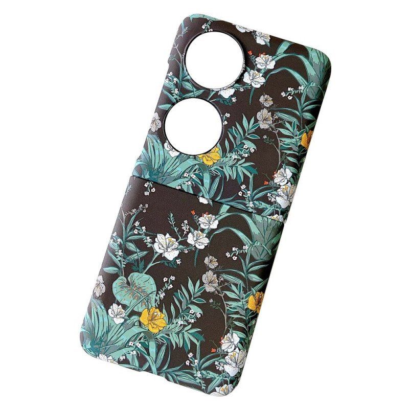 Skal Huawei P50 Pocket Blommor