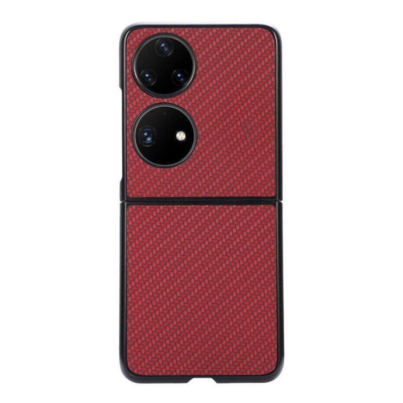 Skal Huawei P50 Pocket Texturerad Kolfiber