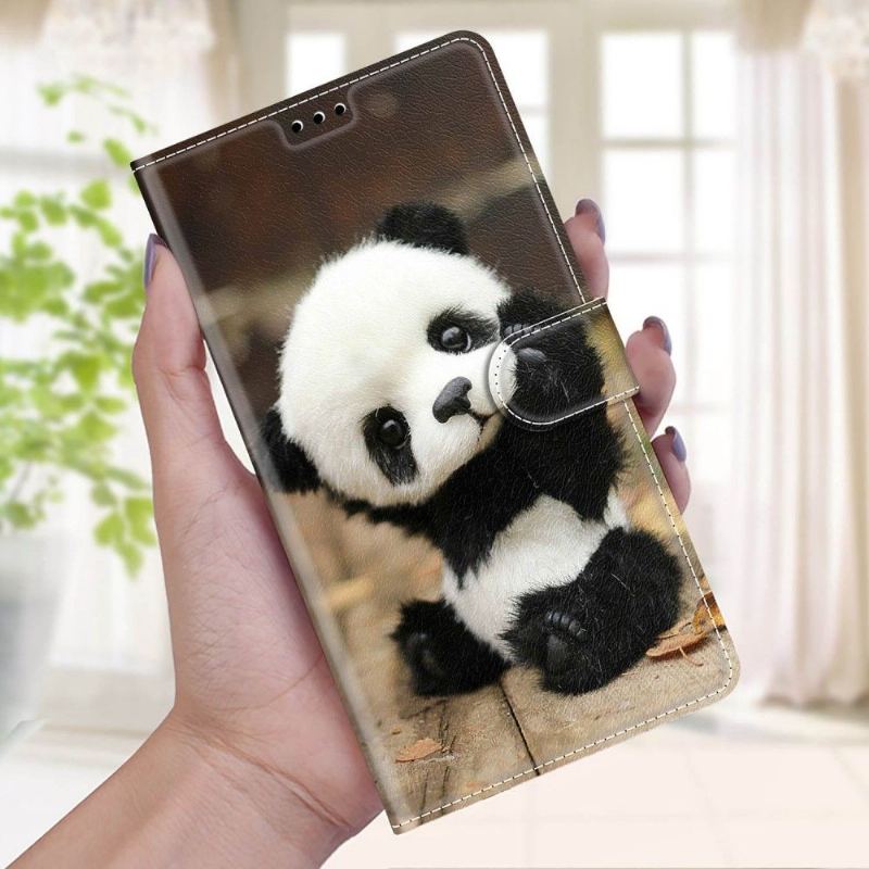 Fodral För Xiaomi Redmi Note 11 / Note 11S Bedrijf Lilla Panda