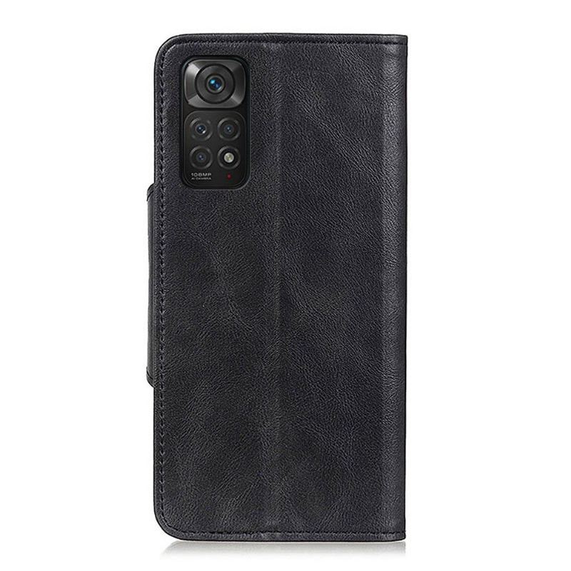 Fodral För Xiaomi Redmi Note 11 / Note 11S Full Protect Matt Konstläder