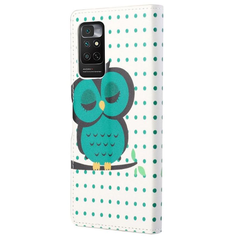 Folio-fodral För Xiaomi Redmi Note 11 / Note 11S Fallskydd Uggla Polka Dot