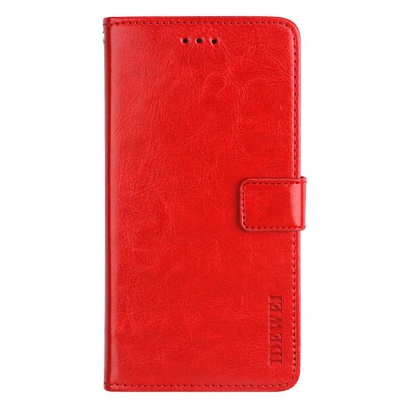 Läderfodral För Xiaomi Redmi Note 11 / Note 11S Folio-fodral Idewei Folio Lädereffekt