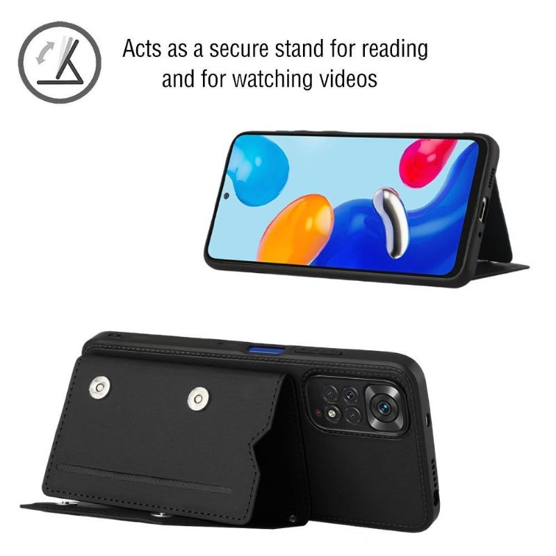 Skal För Xiaomi Redmi Note 11 / Note 11S Aude Strap Multi-fack