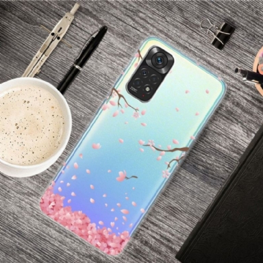 Skal För Xiaomi Redmi Note 11 / Note 11S Hemming Blomblad