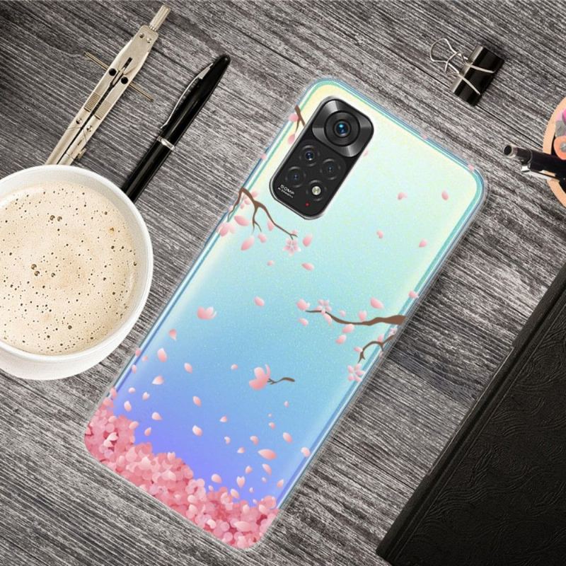 Skal För Xiaomi Redmi Note 11 / Note 11S Hemming Blomblad