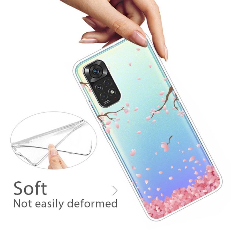 Skal För Xiaomi Redmi Note 11 / Note 11S Hemming Blomblad