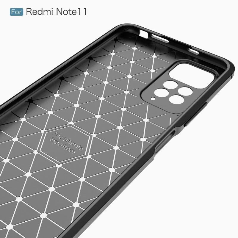 Skal För Xiaomi Redmi Note 11 / Note 11S Hemming Borstad Silikoneffekt