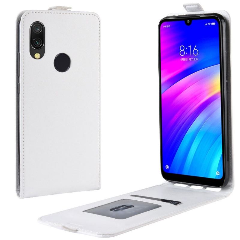 Fodral För Xiaomi Redmi 7 Bedrijf Folio-fodral Vertikalt Konstläder