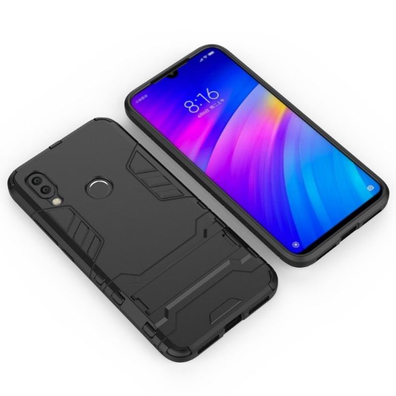 Skal För Xiaomi Redmi 7 Fallskydd Cool Guard Stötsäker Med Integrerat Stativ