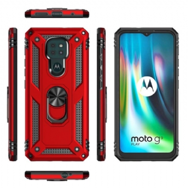 Skal För Motorola Moto G9 Play Bedrijf Hybridstödfunktion