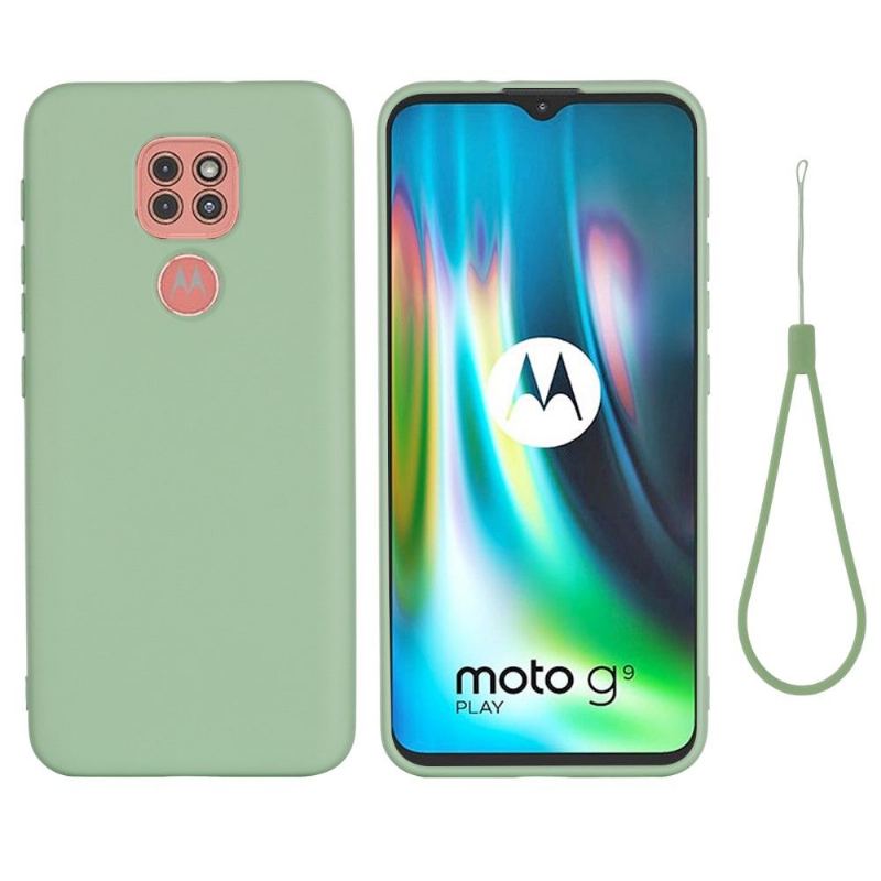 Skal För Motorola Moto G9 Play Puro Silikonvätska