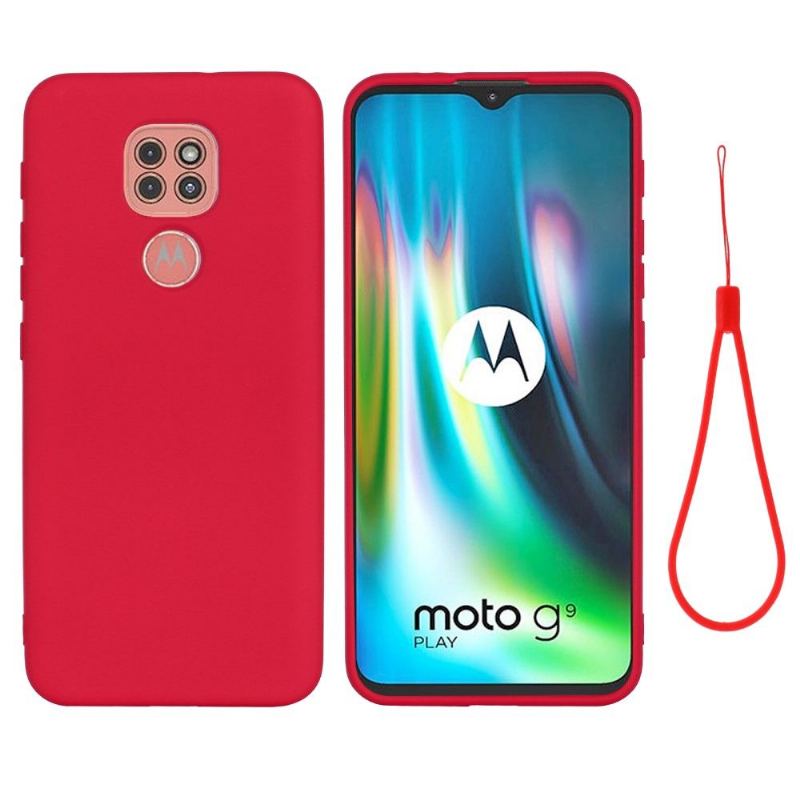 Skal För Motorola Moto G9 Play Puro Silikonvätska