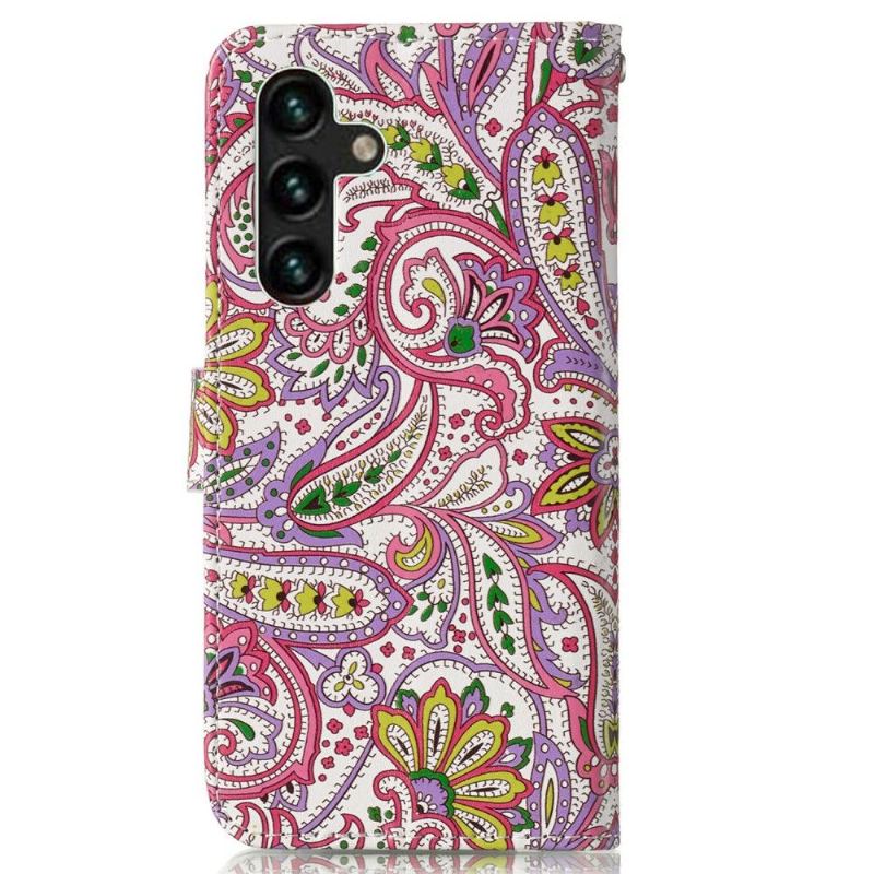 Fodral För Samsung Galaxy A13 5G Bedrijf Paisleyblomma