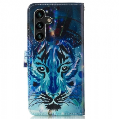 Folio-fodral För Samsung Galaxy A13 5G Konstnärlig Tiger