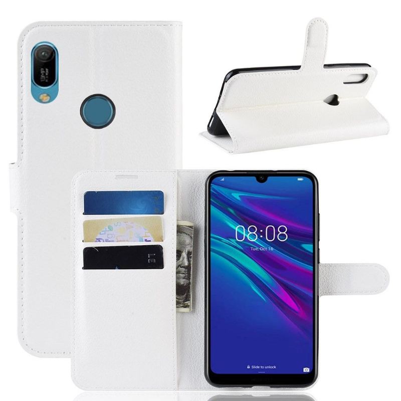 Fodral Case För Huawei Y6 2019 Fallskydd Stil Läderkorthållare