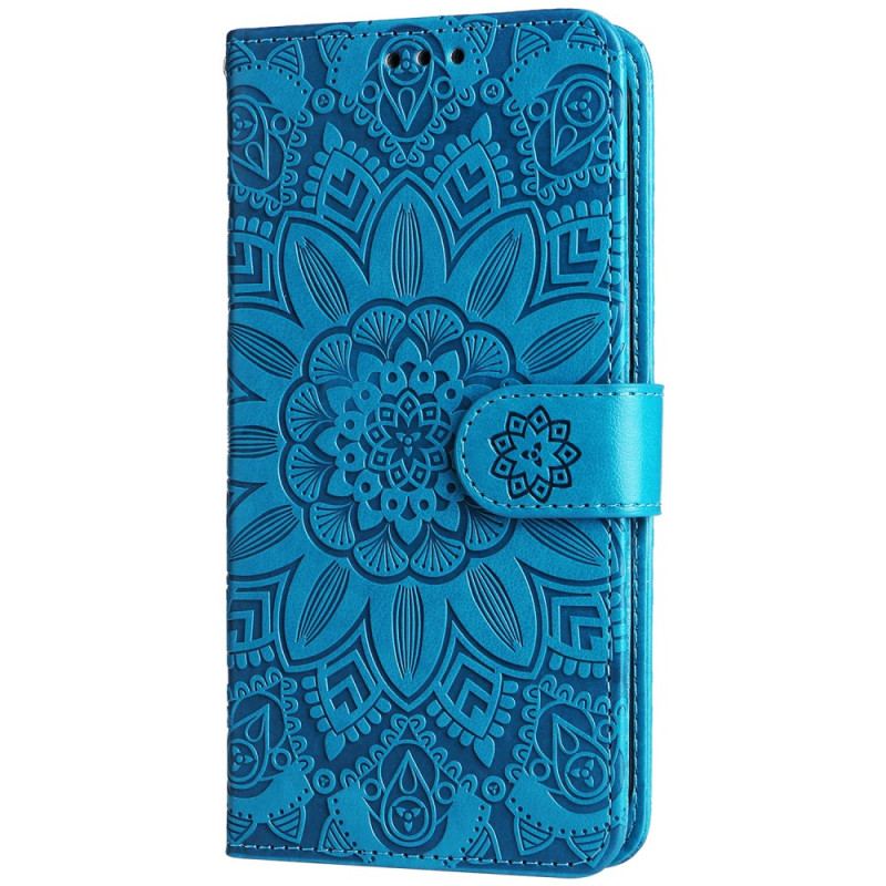 Läderfodral Oneplus 12r Telefonfodral Splendid Mandala Med Rem