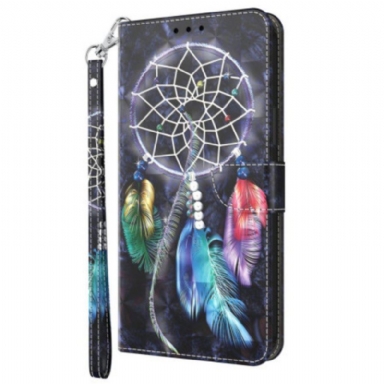 Folio-fodral Samsung Galaxy A14 / A14 5G Med Kedjar Strap Dream Catcher