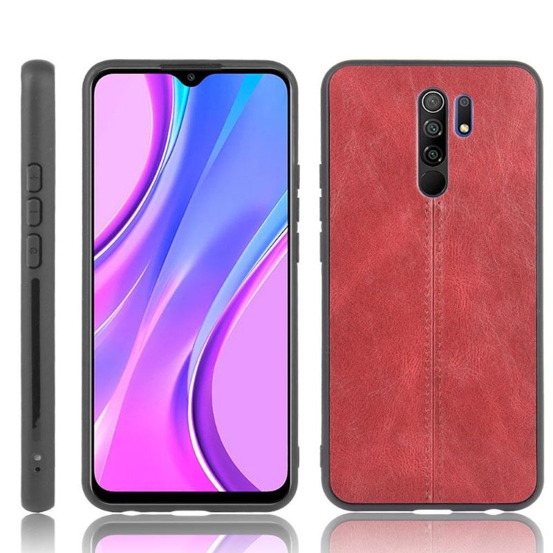 Skal För Xiaomi Redmi 9 Hemming Lädereffekt