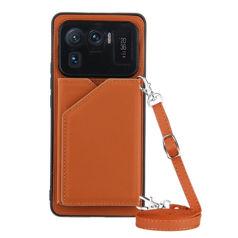 Mobilskal För Xiaomi Mi 11 Ultra Aude Multi-compartment Lanyard