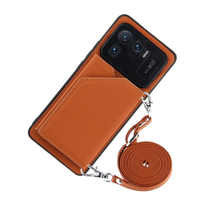 Mobilskal För Xiaomi Mi 11 Ultra Aude Multi-compartment Lanyard