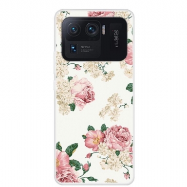 Skal För Xiaomi Mi 11 Ultra Hemming Blommor