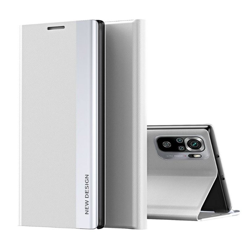 Fodral Case För Xiaomi Redmi Note 10 4G / Note 10S Business Lädereffektmagnet