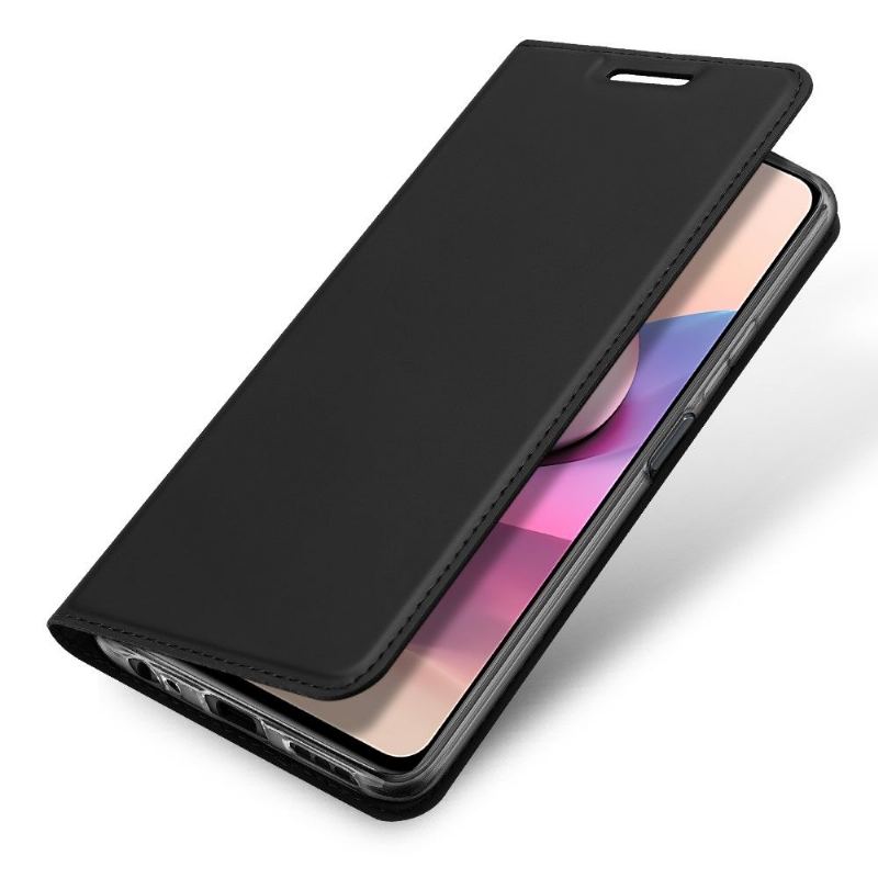 Folio-fodral För Xiaomi Redmi Note 10 4G / Note 10S Business Satin Effect