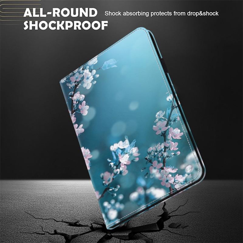 Case Samsung Galaxy Tab S9 Fe Plus Telefonfodral Plommonblomningar