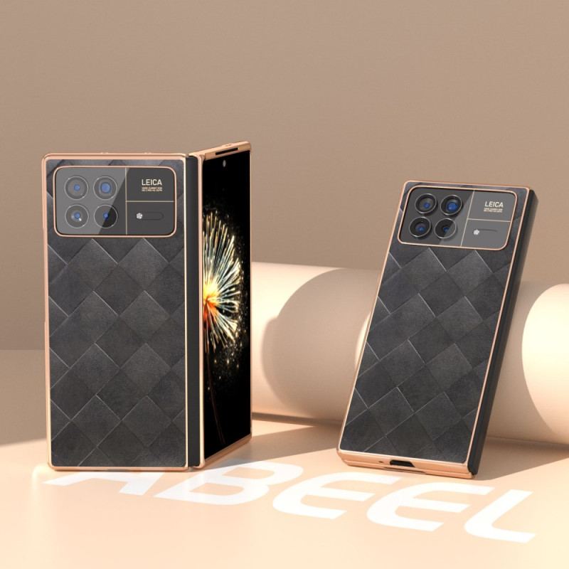 Skal Xiaomi Mix Fold 3 Telefonfodral Vävt Mönster