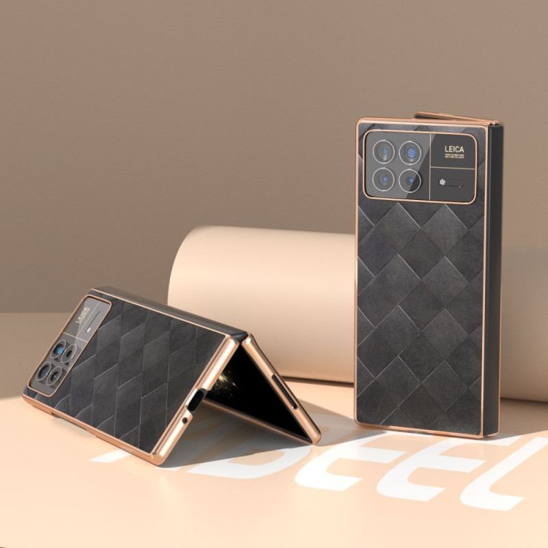 Skal Xiaomi Mix Fold 3 Telefonfodral Vävt Mönster