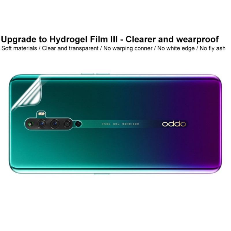 2 Hydrogel Ryggskyddsfilmer För Oppo Reno 2Z