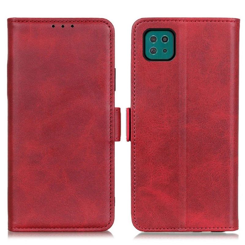 Fodral Case För Samsung Galaxy A22 5G Plånboksfodral Matt Konstläder