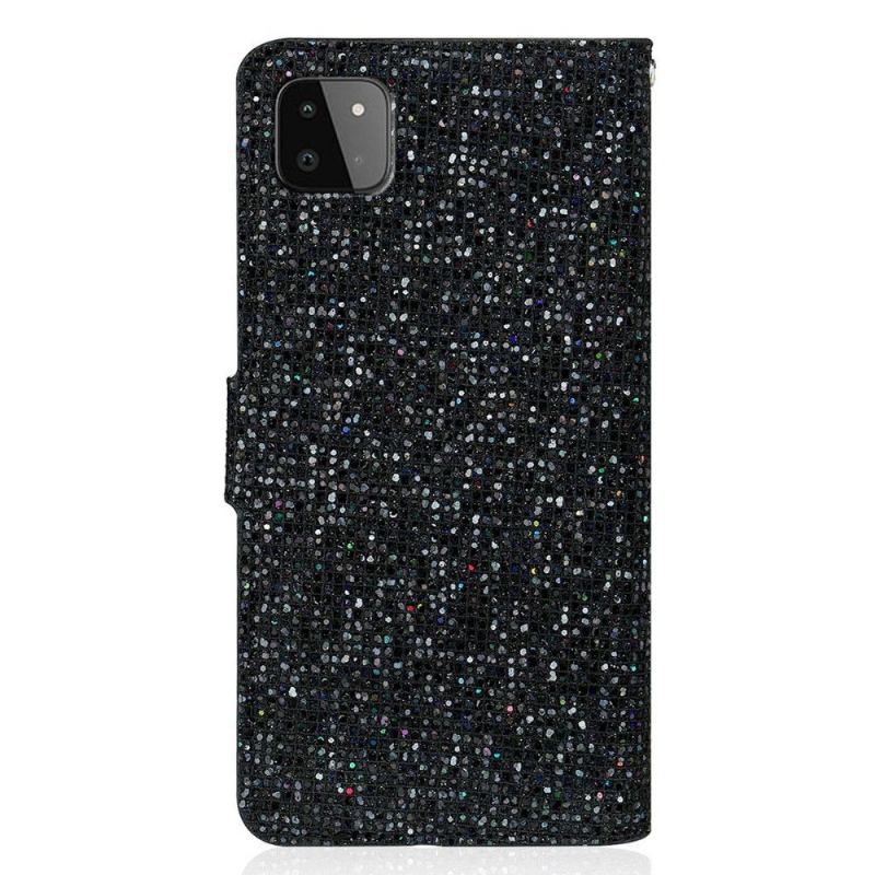 Fodral För Samsung Galaxy A22 5G Glitterkorthållare