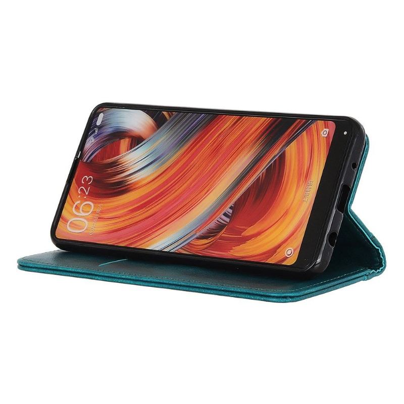 Fodral För Samsung Galaxy A22 5G Hemming Folio-fodral Sylvester Konstläder