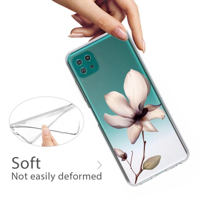 Skal För Samsung Galaxy A22 5G Fallskydd Vildblomma