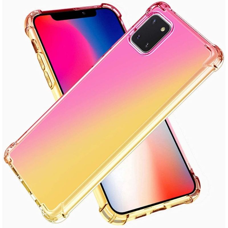 Skal För Samsung Galaxy A22 5G Transparent Bicolor