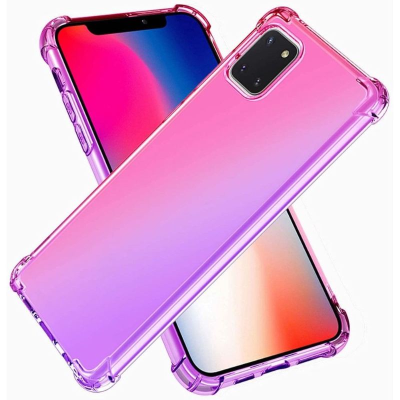 Skal För Samsung Galaxy A22 5G Transparent Bicolor