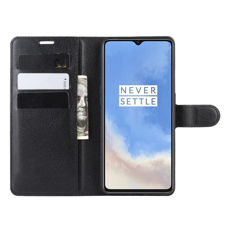 Fodral För OnePlus 7T Plånboksfodral Läderstil