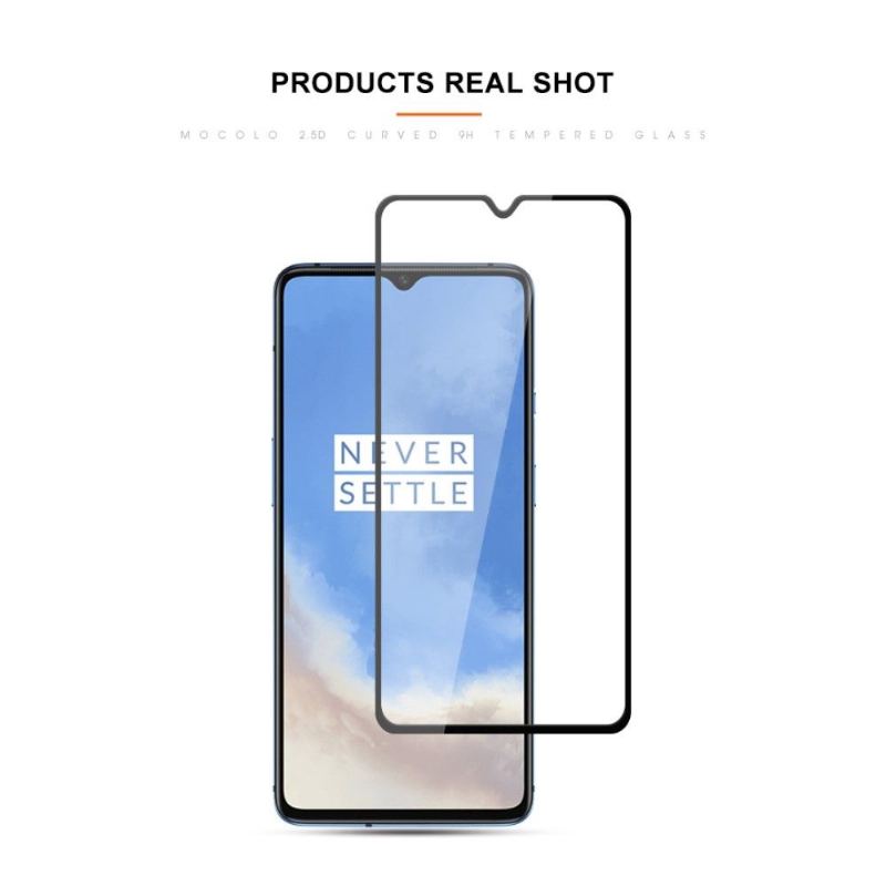 Oneplus 7T - Paket Med 2 Filmer Av Härdat Glas I Full Storlek