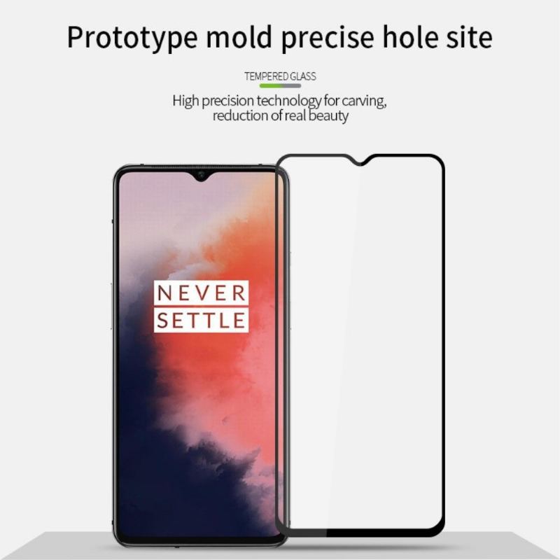 Oneplus 7T - Skärmskydd I Härdat Glas I Full Storlek