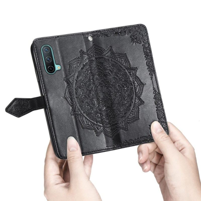 Fodral För OnePlus Nord CE 5G Mandala Relief I Konstläder