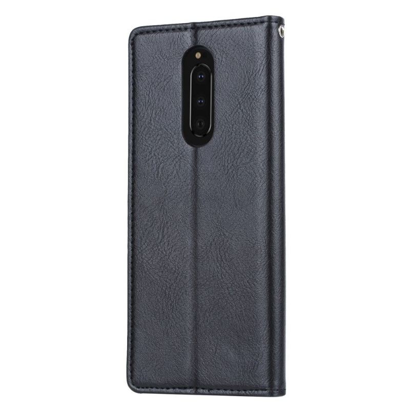 Fodral Case För Sony Xperia 1 Stativfodral Läderkorthållare