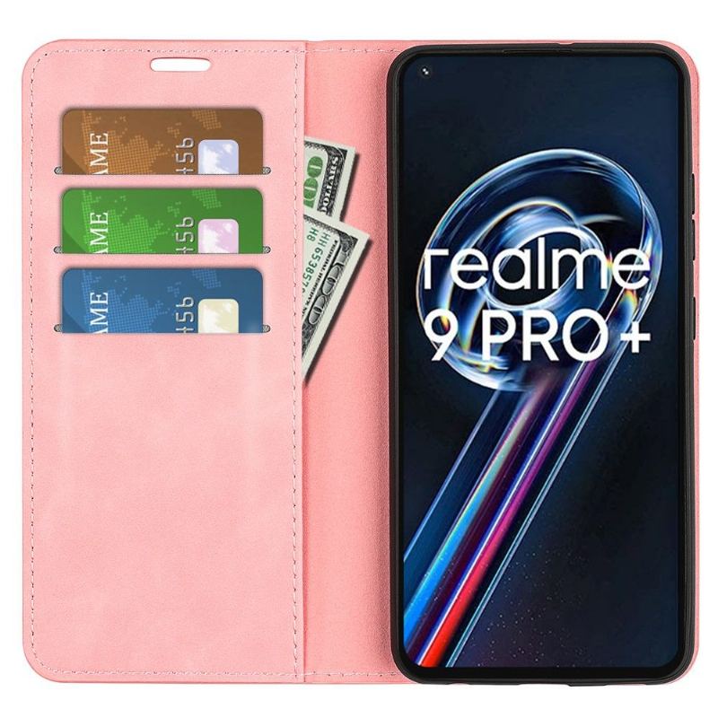 Fodral För Realme 9 Pro Plus Stativ I Konstläder