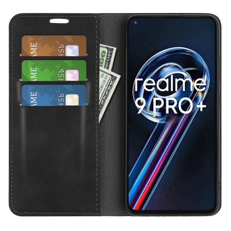 Fodral För Realme 9 Pro Plus Stativ I Konstläder