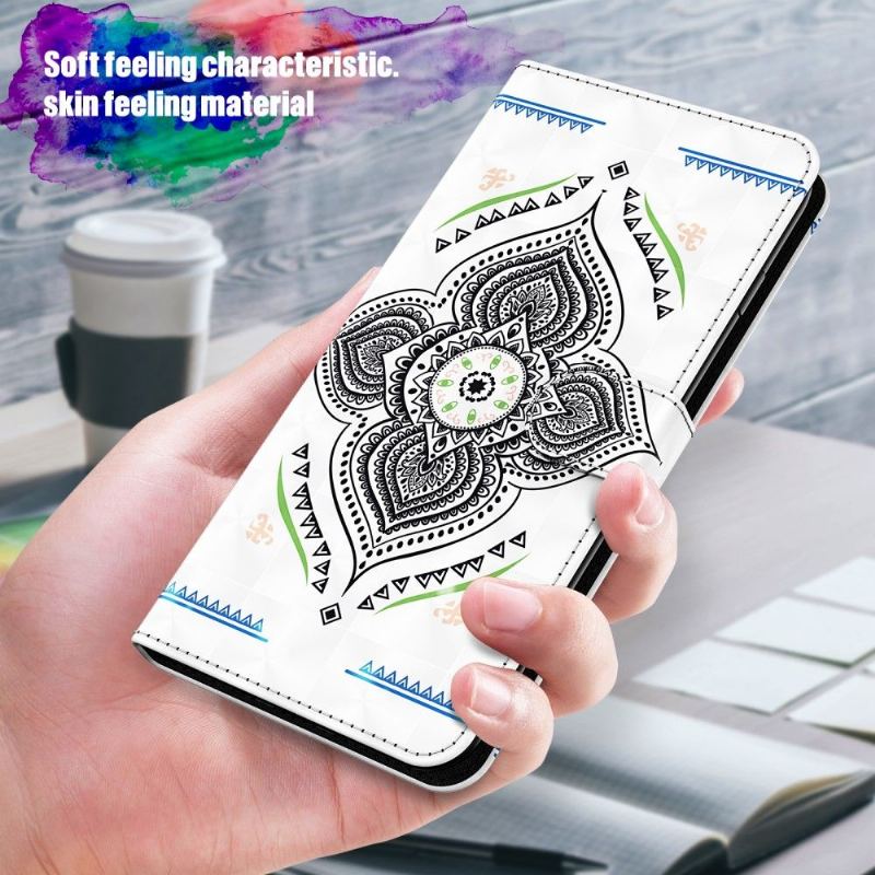 Fodral För Samsung Galaxy A72 4G / A72 5G Hemming Singel Mandala