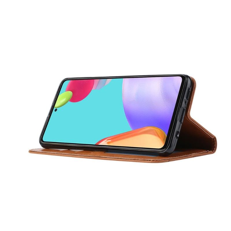 Folio-fodral För Samsung Galaxy A72 4G / A72 5G Fallskydd Stativfodral I Konstläder